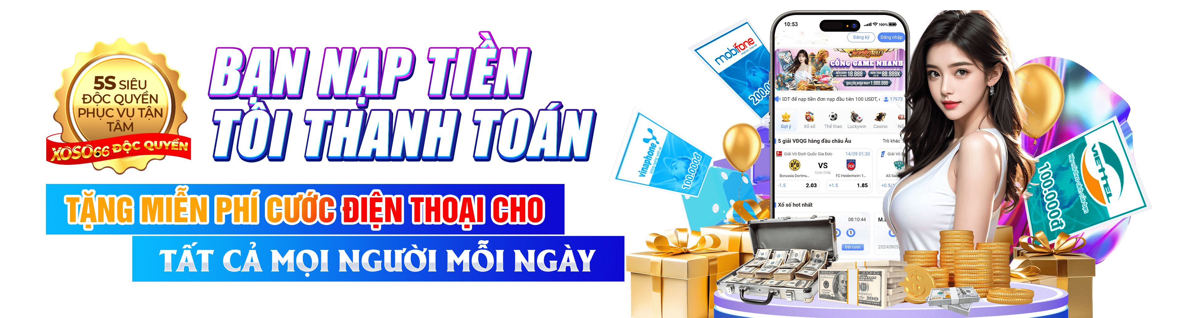 Hình ảnh quảng cáo của 123win hiển thị nền tảng và các lợi ích